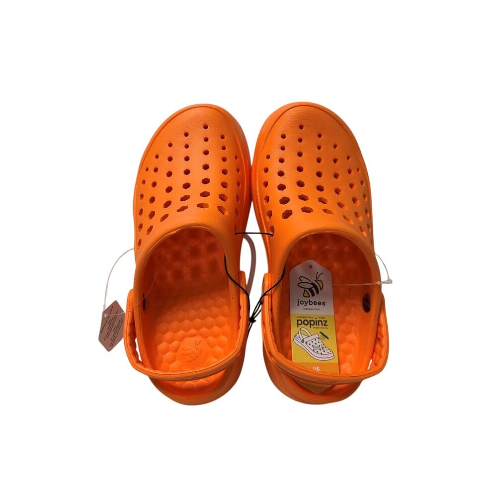 NWI Joybees Active Clog Game Day Orange Women’s 6 / Men’s 4 Lightweight EVA - Picture 2 of 12